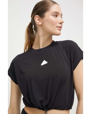 adidas t-shirt damski kolor czarny IQ4830