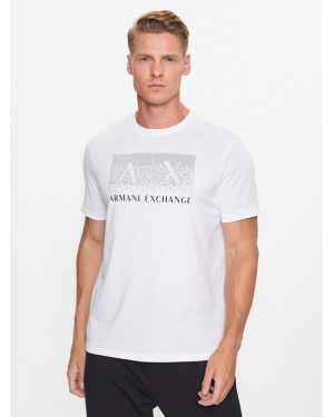 Armani Exchange T-Shirt 6RZTKE ZJ8EZ 1100 Czarny Regular Fit