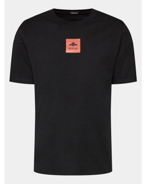 Replay T-Shirt M6759 .000.2660 Czarny Regular Fit