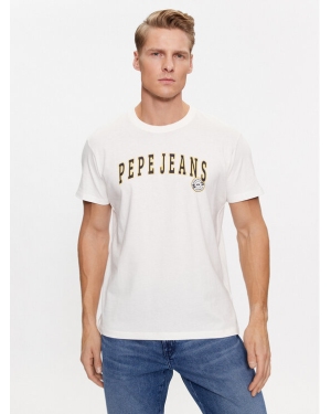 Pepe Jeans T-Shirt Ronell PM508707 Biały Regular Fit