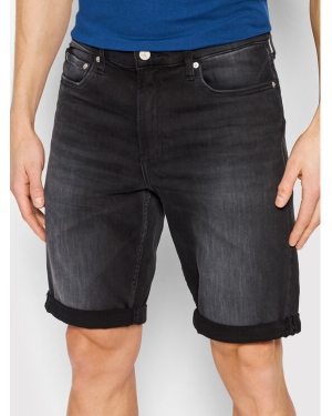 Calvin Klein Jeans Szorty jeansowe J30J320525 Czarny Slim Fit
