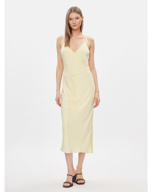 Calvin Klein Sukienka letnia K20K206776 Żółty Regular Fit