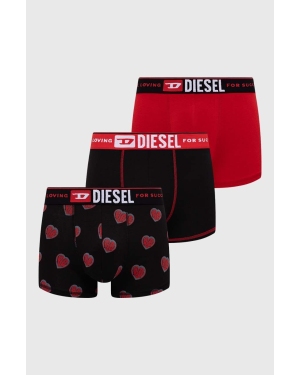 Diesel bokserki 3-pack męskie kolor czerwony