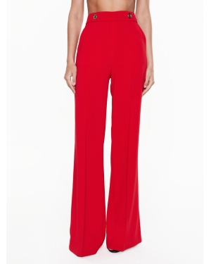Pinko Spodnie materiałowe Sbozzare 100055 7624 Czerwony Regular Fit