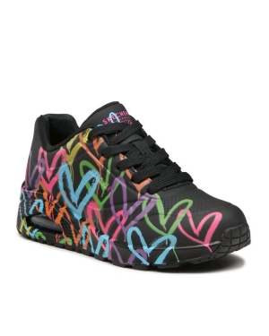 Skechers Sneakersy Highlight Love 177981/BKMT Czarny