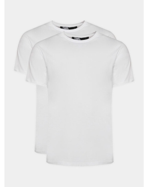 KARL LAGERFELD Komplet 2 t-shirtów 765000 500298 Biały Slim Fit