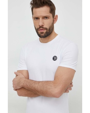 Just Cavalli t-shirt męski kolor biały gładki
