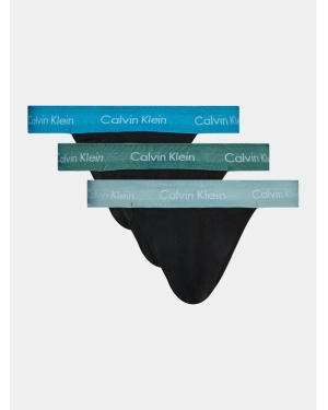 Calvin Klein Underwear Komplet 3 par stringów 000NB3363A Czarny