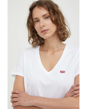 Levi's t-shirt bawełniany 2-pack kolor biały