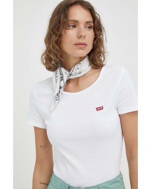 Levi's t-shirt 2-pack damski kolor biały