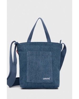 Levi's torebka kolor niebieski