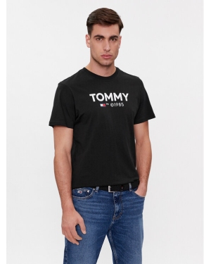 Tommy Jeans T-Shirt Essential DM0DM18264 Czarny Slim Fit