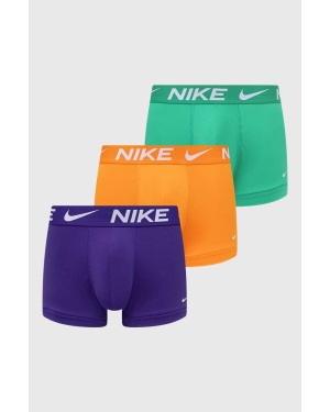 Nike bokserki 3-pack męskie kolor fioletowy