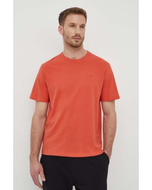 Pepe Jeans t-shirt bawełniany Connor kolor pomarańczowy