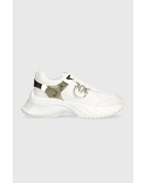 Pinko sneakersy skórzane Ariel kolor biały SS0027 P025 Z1B