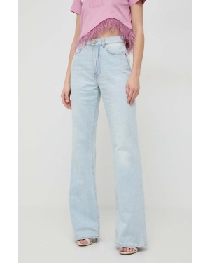 Pinko jeansy damskie high waist