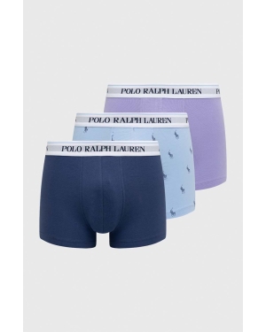 Polo Ralph Lauren bokserki 3-pack męskie kolor niebieski
