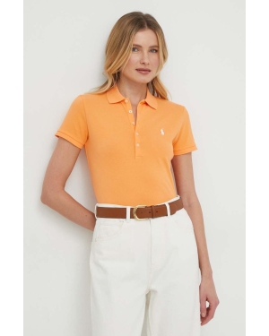 Polo Ralph Lauren polo damski kolor pomarańczowy