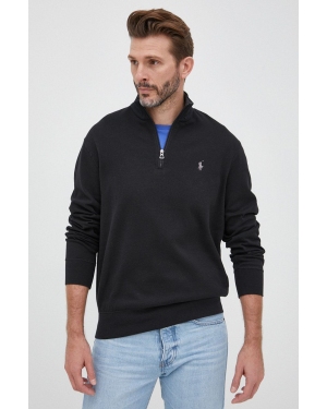 Polo Ralph Lauren bluza 710812963001 męska kolor czarny gładka