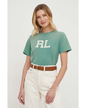 Polo Ralph Lauren t-shirt bawełniany kolor zielony