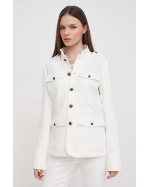 Polo Ralph Lauren kurtka damska kolor biały przejściowa