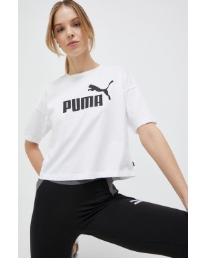 Puma t-shirt damski kolor biały