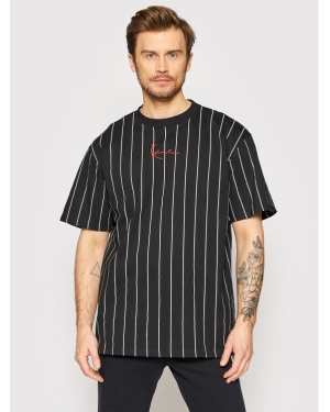 Karl Kani T-Shirt Signature Pinstripe 6030153 Czarny Regular Fit