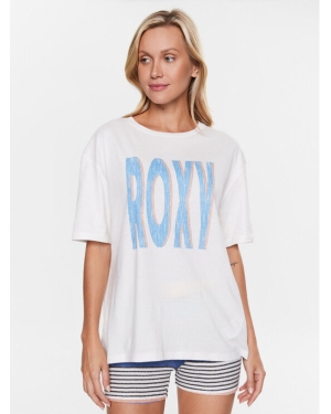 Roxy T-Shirt ERJZT05461 Biały Regular Fit