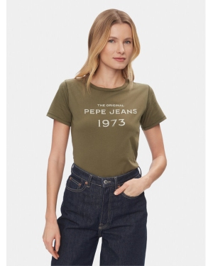 Pepe Jeans T-Shirt Harbor PL505743 Zielony Regular Fit