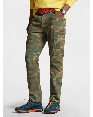 Polo Ralph Lauren Spodnie materiałowe 710932311001 Zielony Slim Fit