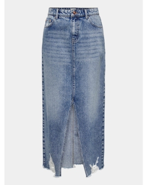 ONLY Spódnica jeansowa 15324102 Niebieski Regular Fit