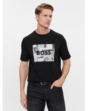 Boss T-Shirt Teeheavyboss 50510009 Czarny Regular Fit