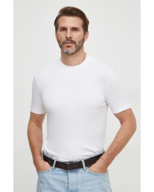 United Colors of Benetton t-shirt męski kolor biały gładki