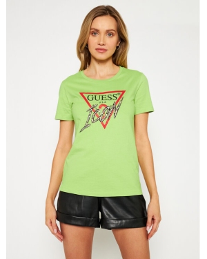 Guess T-Shirt Iconic Tee W1RI25 I3Z00 Zielony Regular Fit