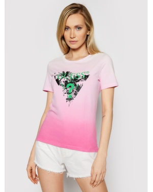 Guess T-Shirt W1RI9D I3Z00 Różowy Regular Fit