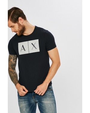 Armani Exchange T-shirt bawełniany 8NZTCK.Z8H4Z.NOS kolor granatowy z nadrukiem