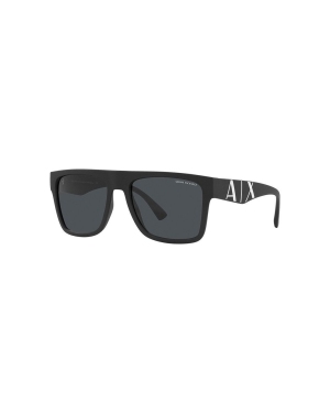 Armani Exchange Okulary przeciwsłoneczne 0AX4113S męskie kolor czarny