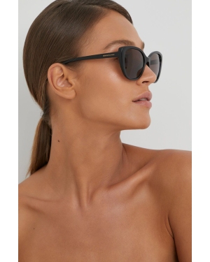 Armani Exchange Okulary przeciwsłoneczne 0AX4111S damskie kolor czarny