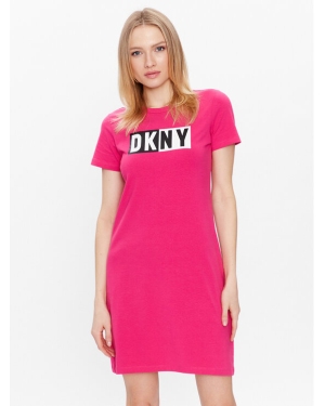 DKNY Sport Sukienka codzienna DP2D4261 Różowy Classic Fit