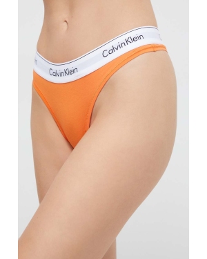 Calvin Klein Underwear stringi kolor pomarańczowy