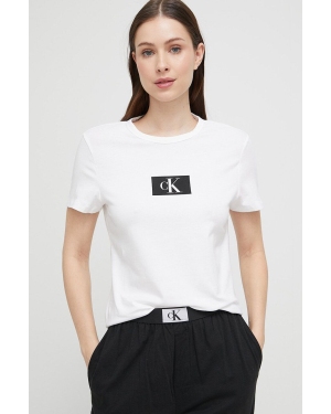 Calvin Klein Underwear t-shirt piżamowy kolor biały
