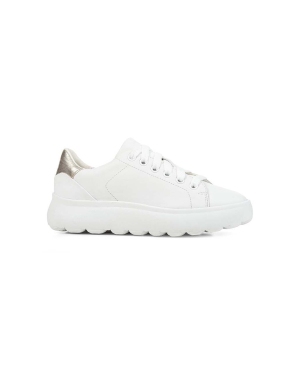 Geox sneakersy skórzane Spherica Ec 4.1 kolor biały D35TCB 085Y2 C0232