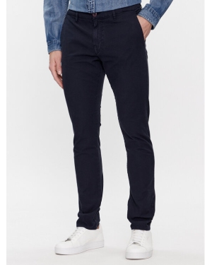 Guess Spodnie materiałowe M4RB29 WFYTA Niebieski Slim Fit