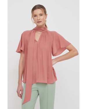 Lauren Ralph Lauren bluzka damska kolor różowy gładka