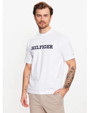 Tommy Hilfiger T-Shirt Monotype MW0MW31539 Biały Regular Fit
