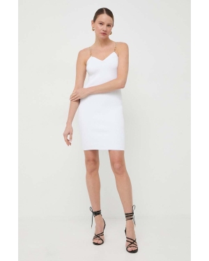 MICHAEL Michael Kors sukienka kolor biały mini dopasowana