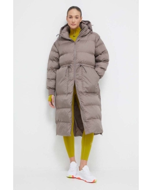 adidas by Stella McCartney kurtka damska kolor beżowy zimowa