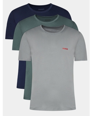 Hugo Komplet 3 t-shirtów T-Shirt Rn Triplet P 50480088 Zielony Regular Fit