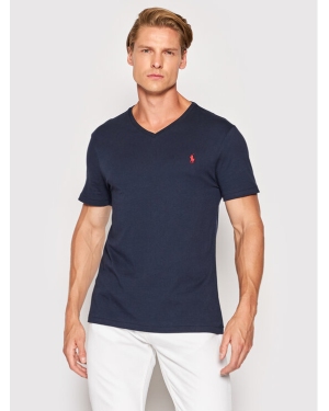 Polo Ralph Lauren T-Shirt 710671453091 Granatowy Custom Slim Fit