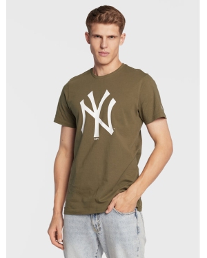 New Era T-Shirt New York Yankees Team Logo 11863694 Zielony Regular Fit